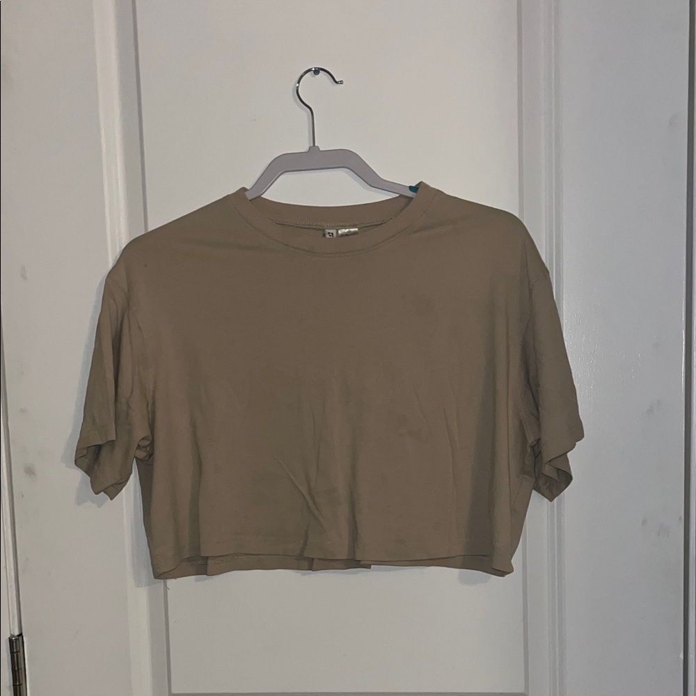 H&M Beige Short Sleeve Women's Tee